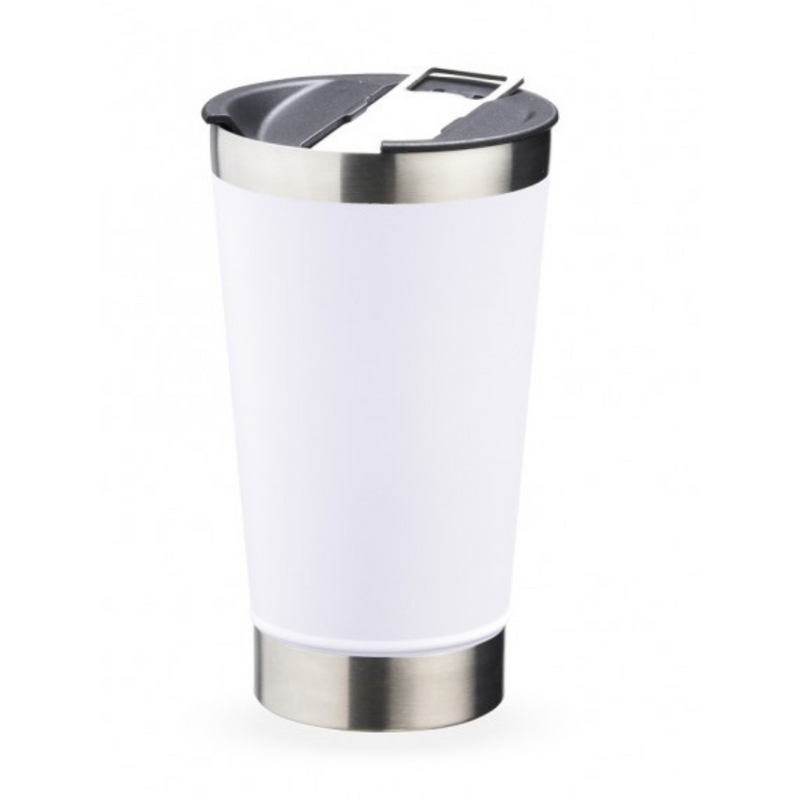 Copo Térmico Inox com Tampa e Abridor 473ml  - PERSONALIZADO