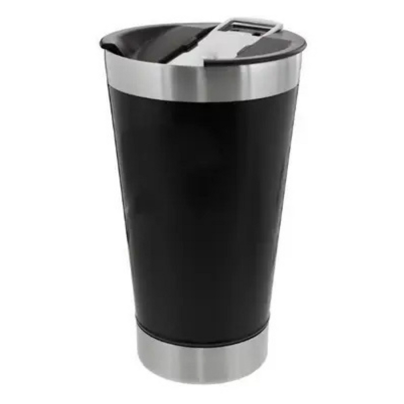 Copo Térmico Inox com Tampa e Abridor 473ml  - PERSONALIZADO