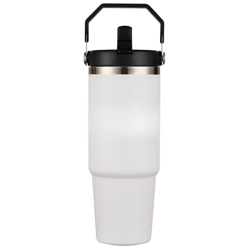 Flip Straw Tumbler Garrafa Copo Térmica com Alça 900ml