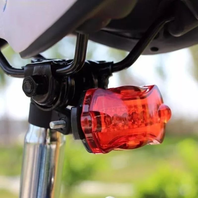 Kit Lanterna Bike Led + Sinalizador Traseiro Recarregável